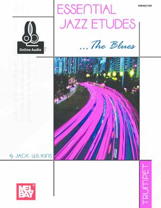 Book cover for Essential Jazz Etudes...The Blues for Trumpet