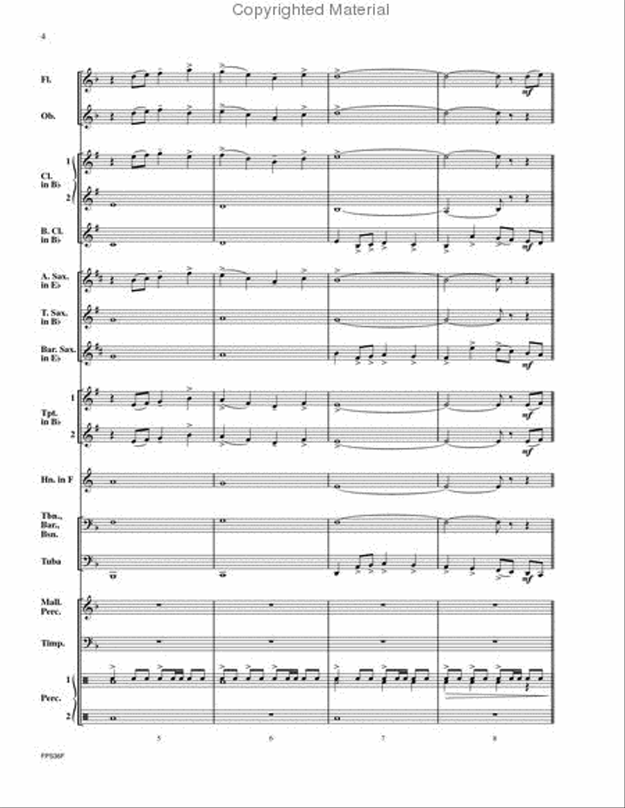 Uprising Concert Band scores gallery preview page 3