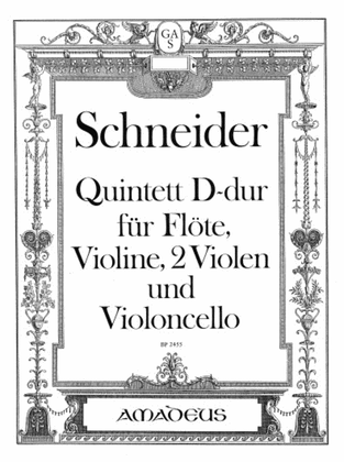 Book cover for Quintet D major op. 49
