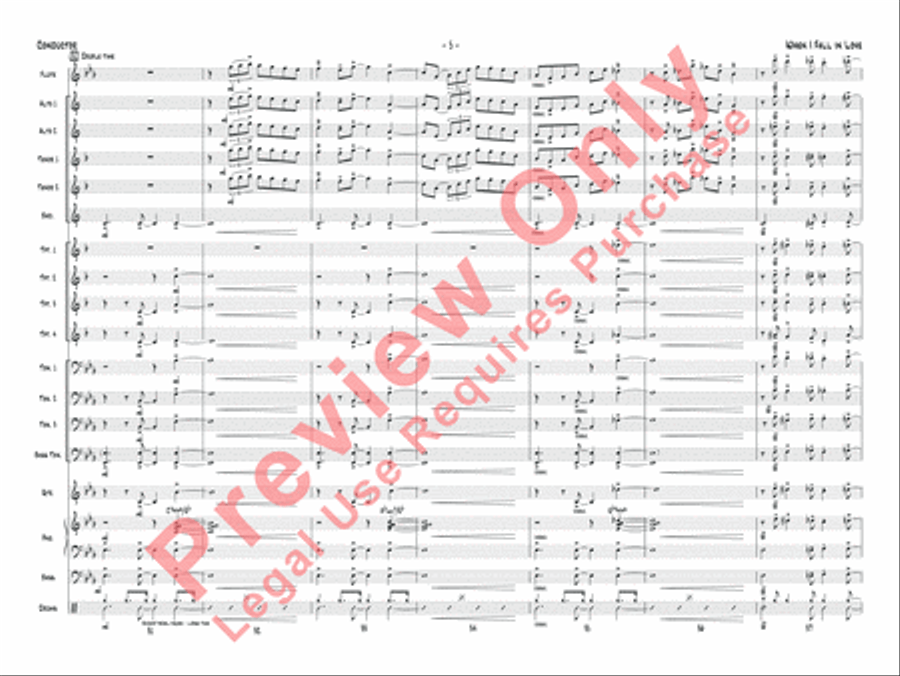 When I Fall in Love Jazz Ensemble scores gallery preview page 8