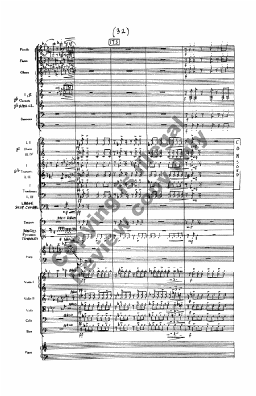 Tenso Tenso Full Orchestra scores gallery preview page 19