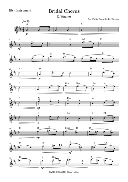 Bridal Chorus (Wagner) image number null