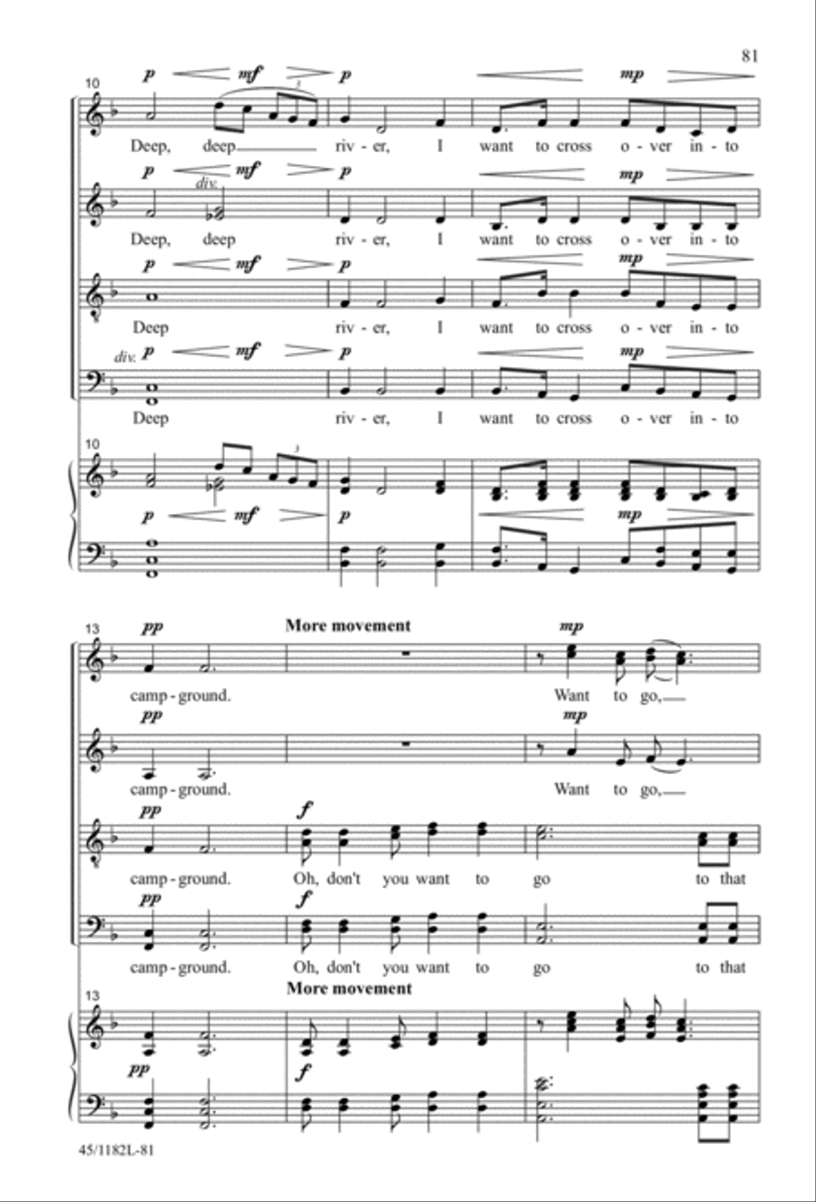 All Around A Cappella 4-Part scores gallery preview page 58