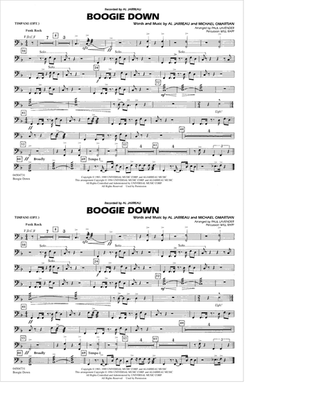 Boogie Down - Timpani