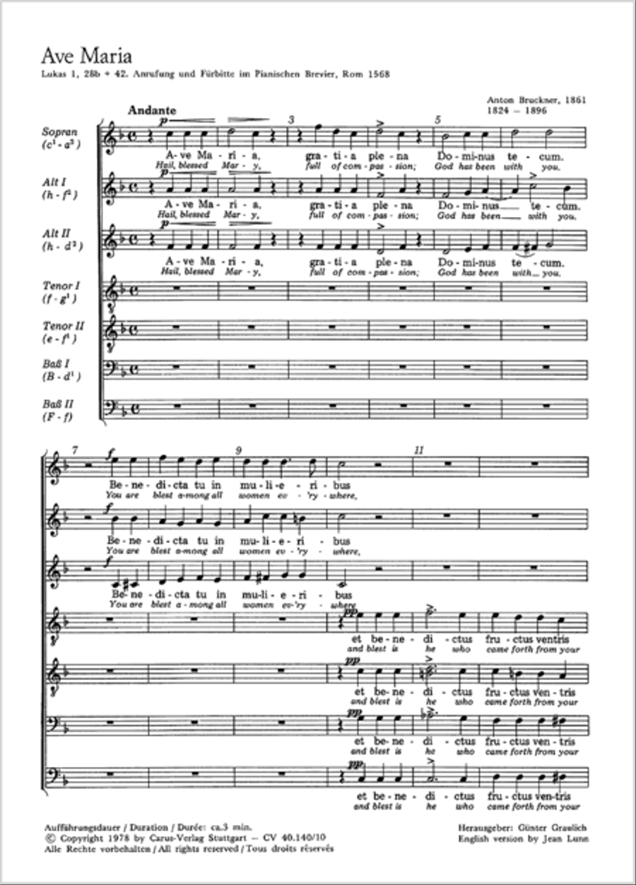 Ave Maria Choir scores gallery preview page 6