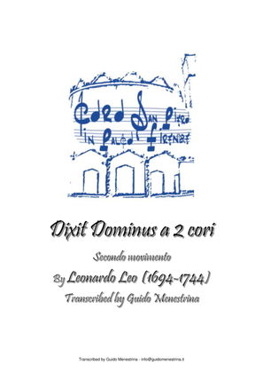 Leonardo Leo - Dixit Dominus a 2 cori, 1741, Secondo movimento