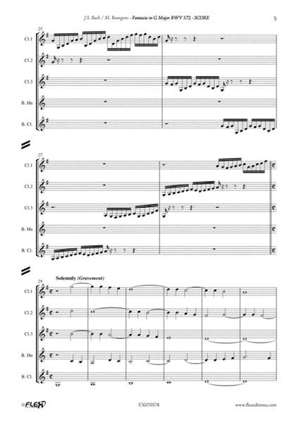 Fantasia in G Major BWV 572 image number null