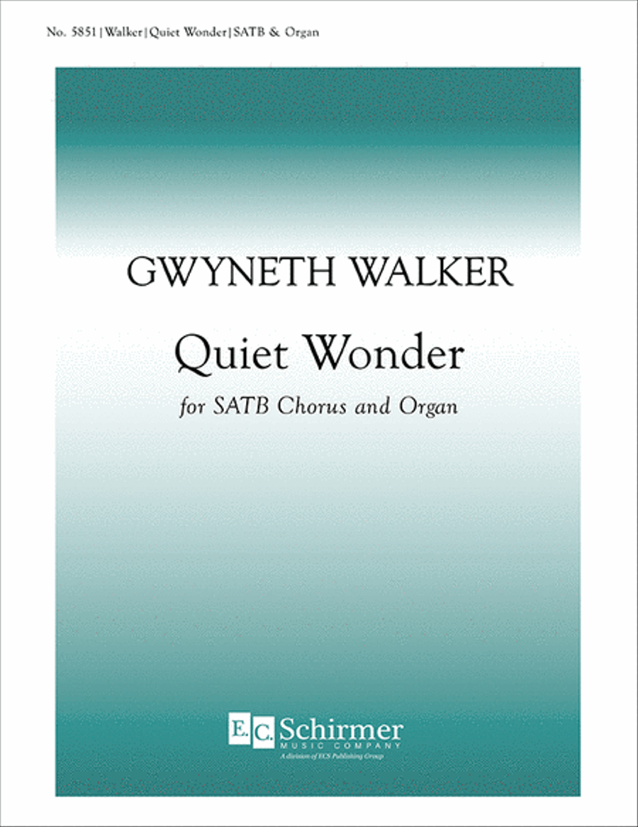 Quiet Wonder 4-Part scores gallery preview page 1