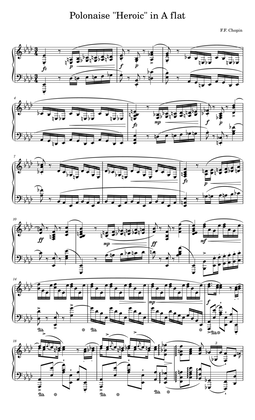 "Heroic" Polonaise in A♭ major, Op. 53
