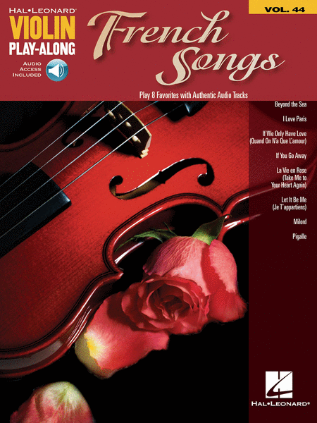 French Songs (Violin Play-Along Volume 44)