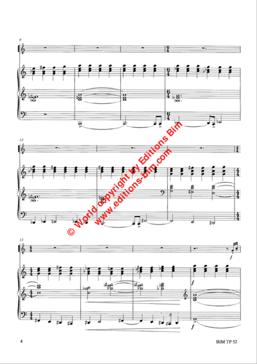 Quasi una passacaglia Piccolo Trumpet scores gallery preview page 3