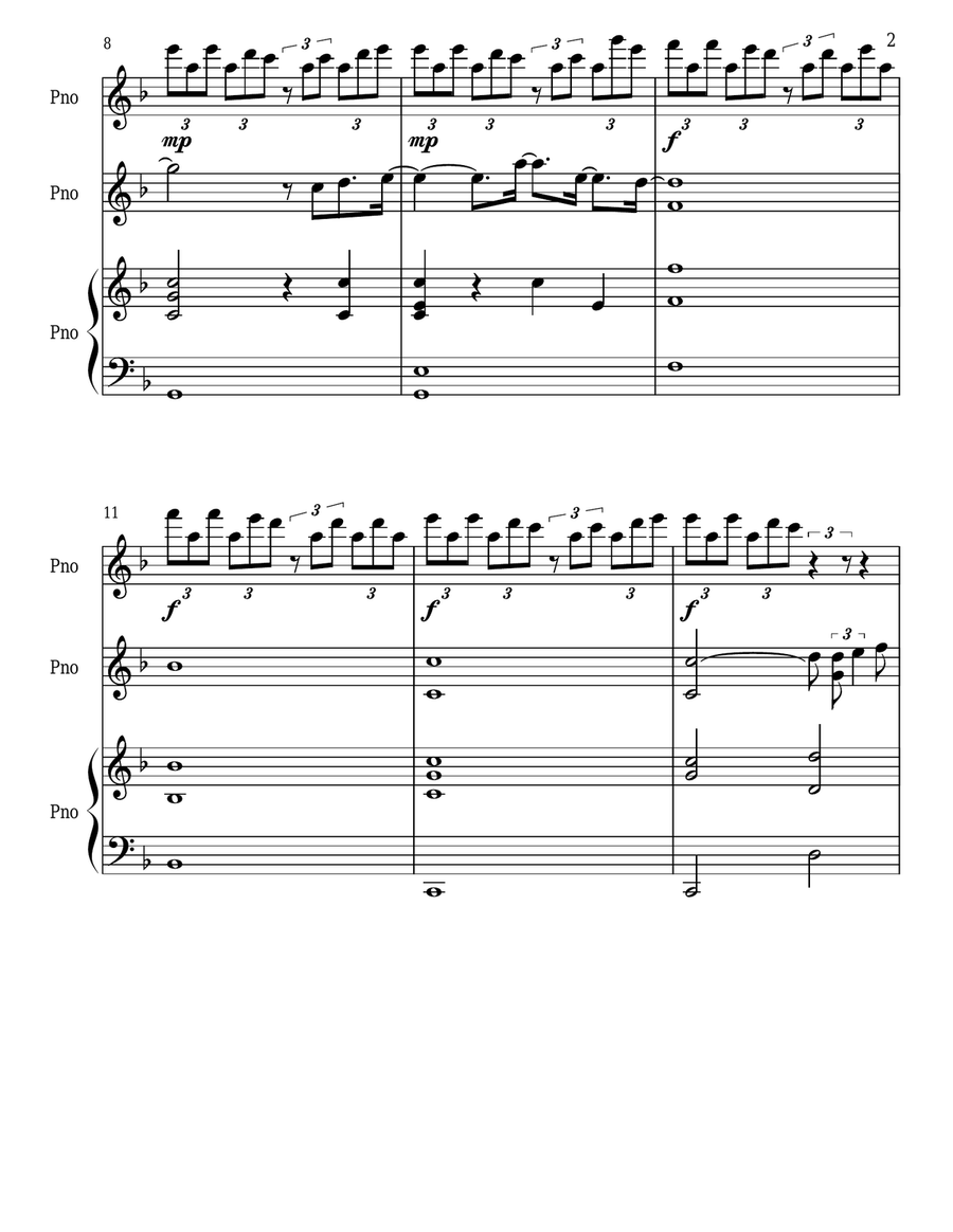 One day-Arash Piano One day-Arash Piano Easy Piano scores gallery preview page 2