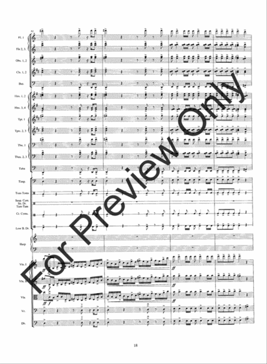Warrior's Run String Orchestra scores gallery preview page 21