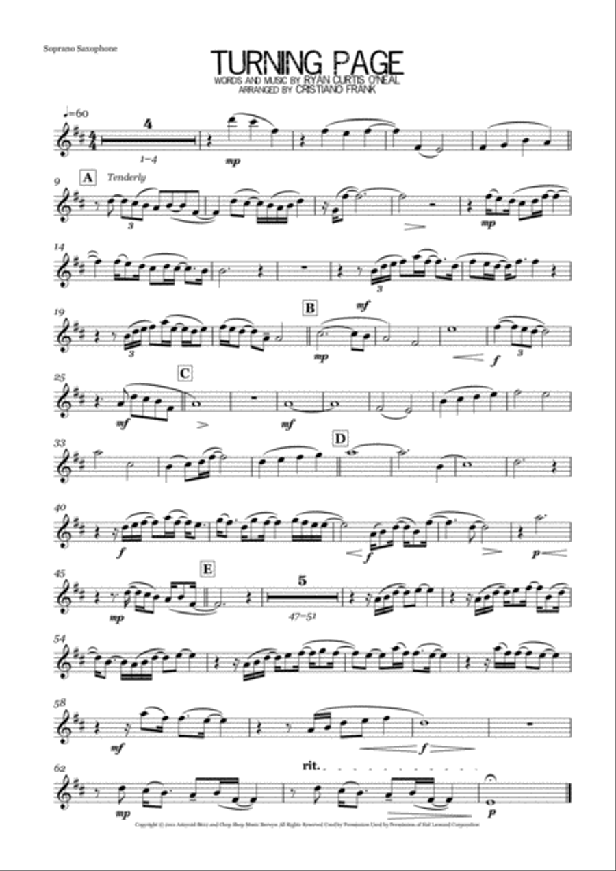 Turning Page Turning Page Small Ensemble scores gallery preview page 1