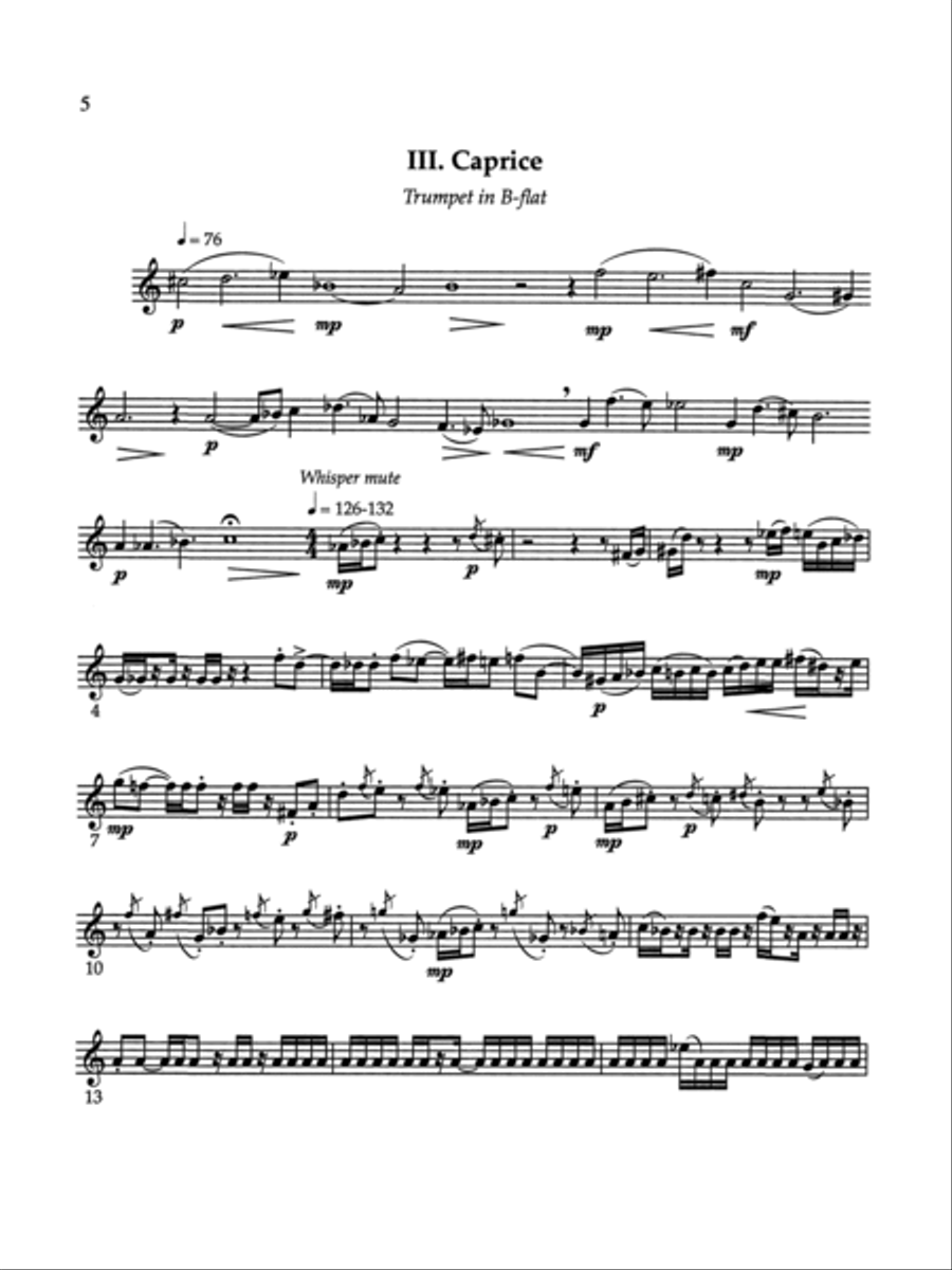 Solus Trumpet Solo scores gallery preview page 4