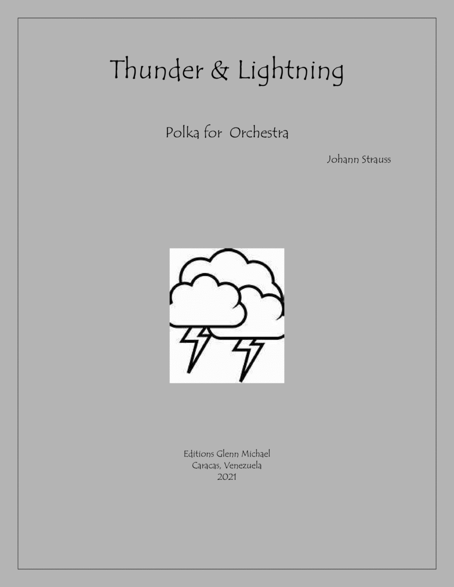 Thunder & Lightning for Full Orchestra image number null