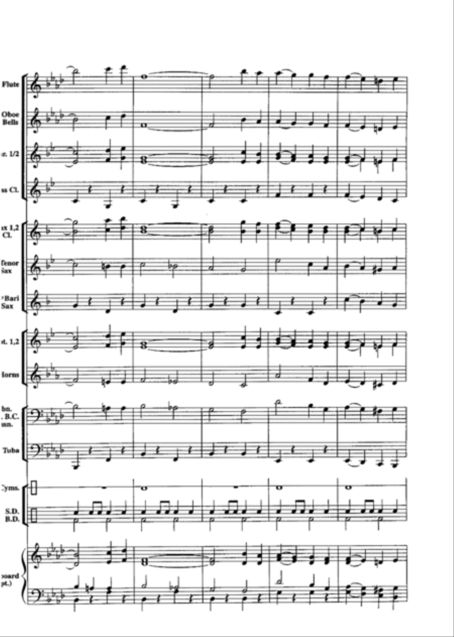 Land of the Free Concert Band scores gallery preview page 13