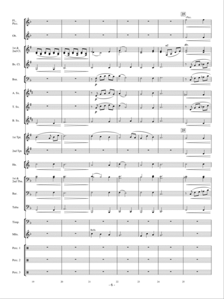 The Witch and the Saint Concert Band scores gallery preview page 5