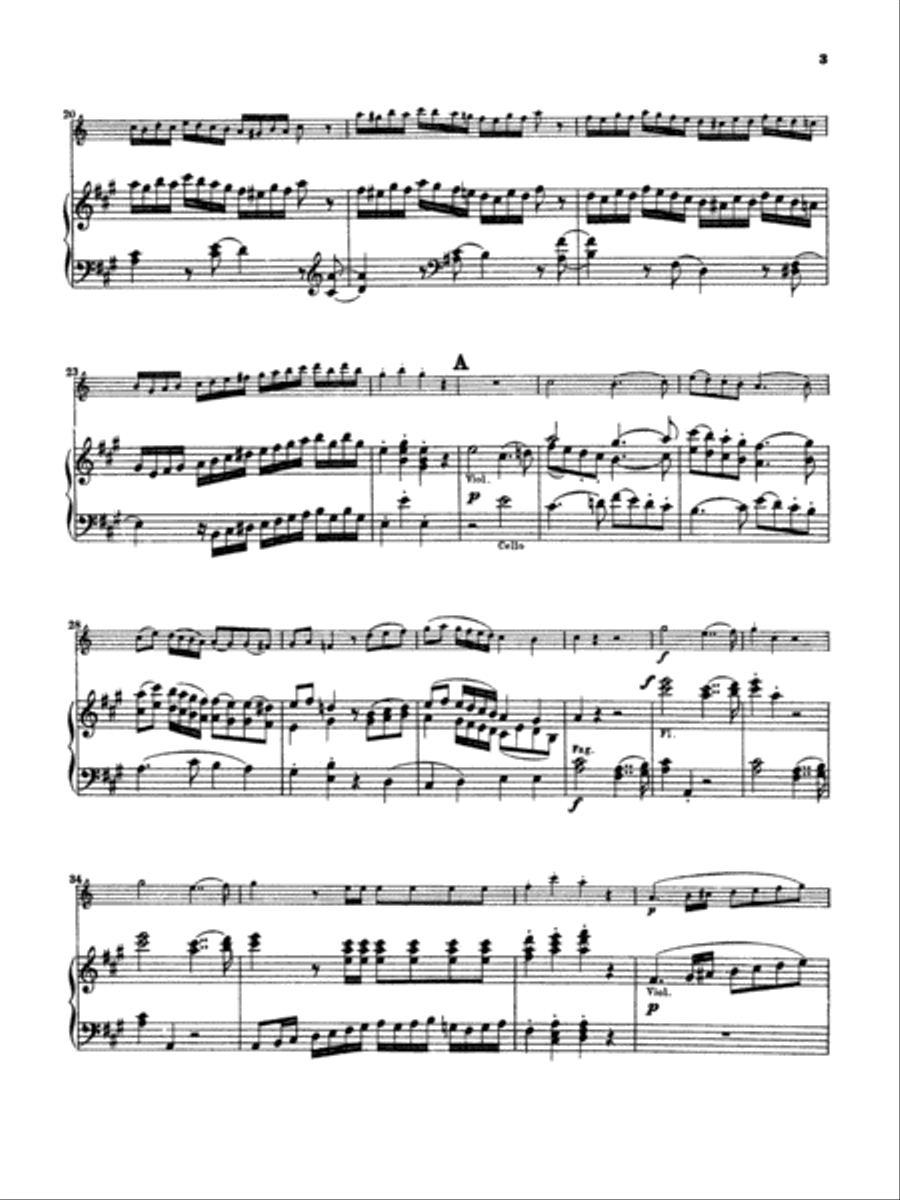 Concerto In A Major For Clarinet, K. 622 Small Ensemble scores gallery preview page 4