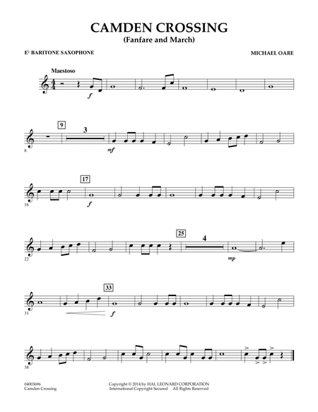 Camden Crossing (Fanfare and March) - Eb Baritone Saxophone