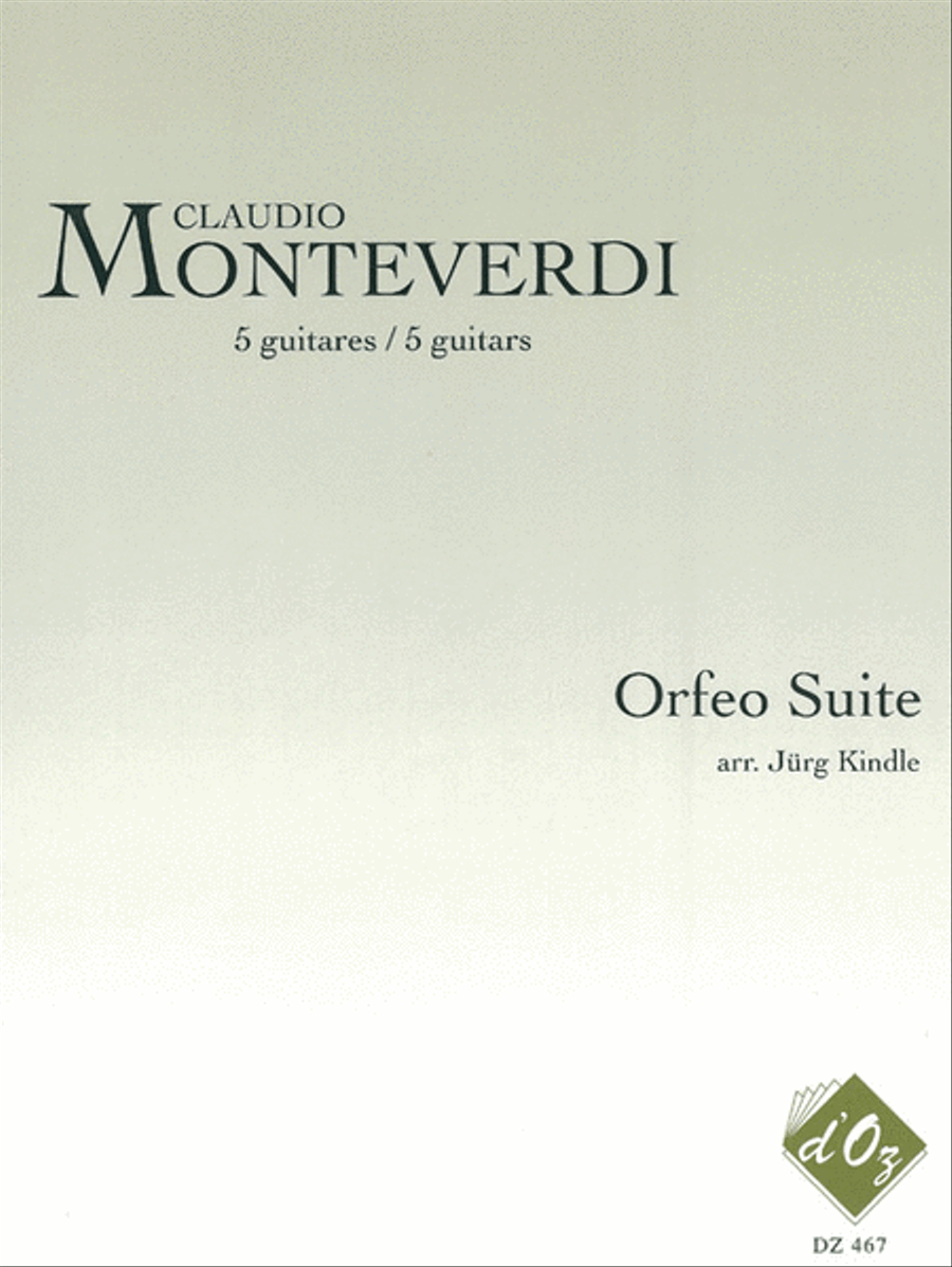 Orfeo Suite Guitar Ensemble scores gallery preview page 1