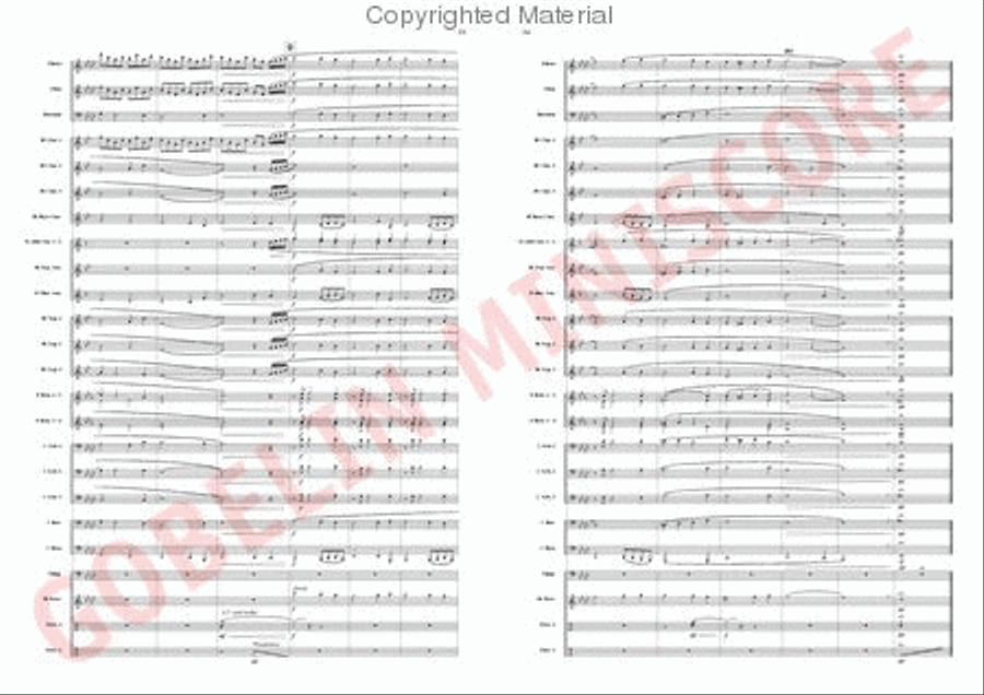 Land of Legends Concert Band scores gallery preview page 17