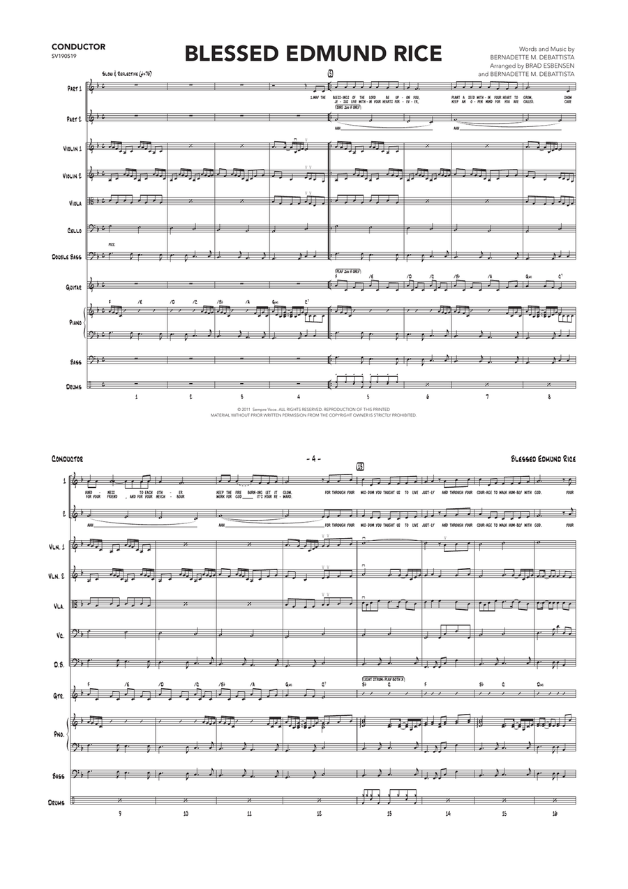 Blessed Edmund Rice 2-Part scores gallery preview page 2