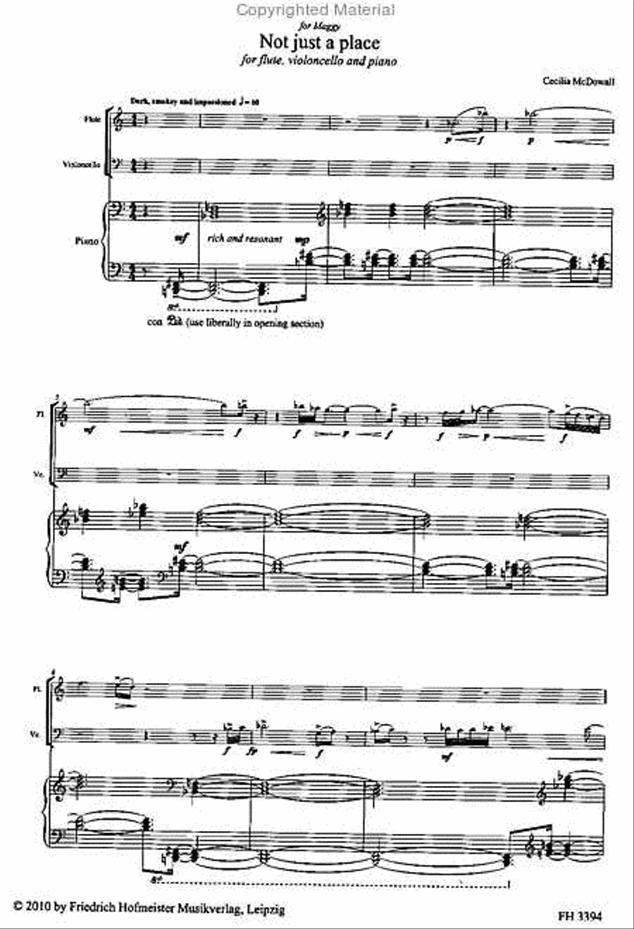 Not just a place Not just a place Flute scores gallery preview page 2