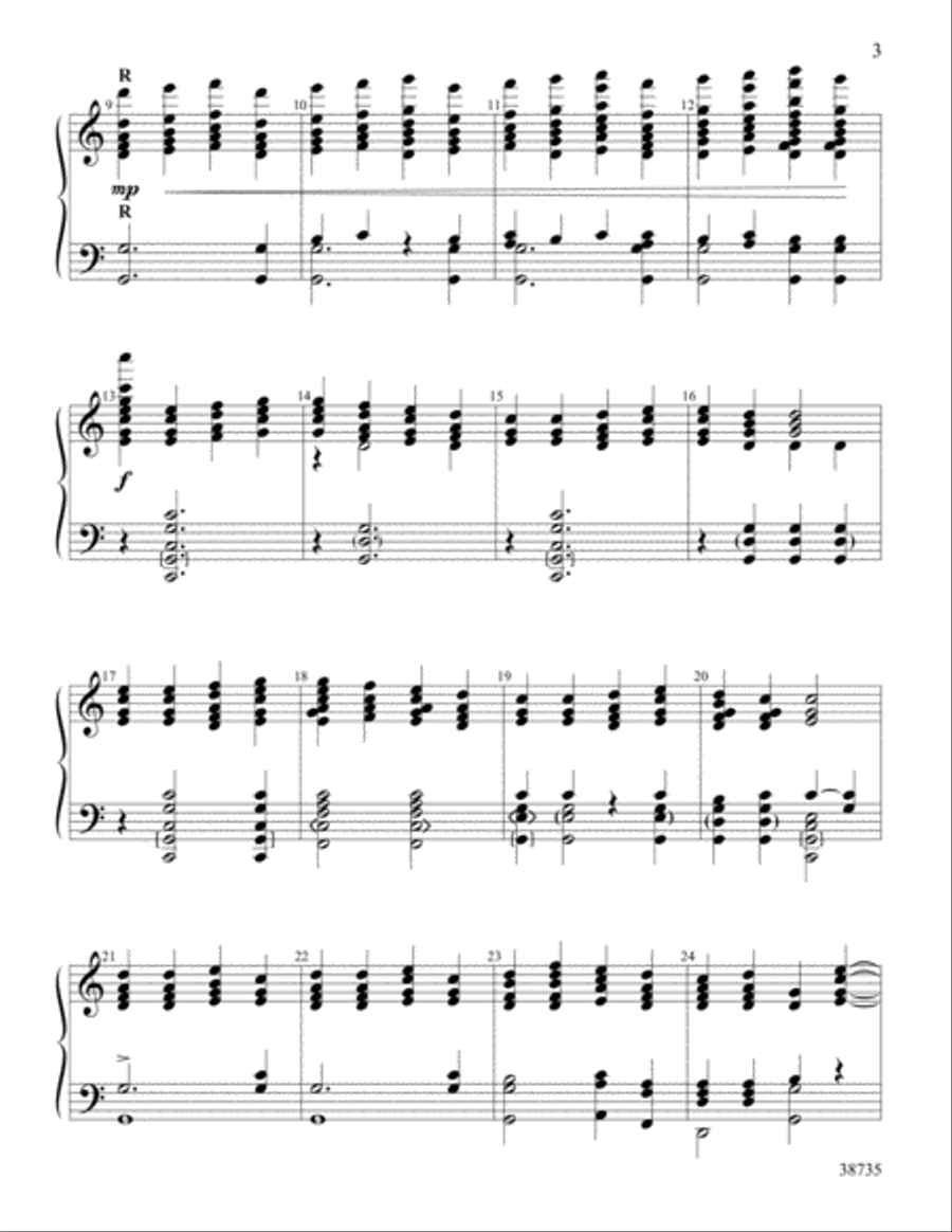 We Adore Thee! We Adore Thee! Handbell Choir scores gallery preview page 3