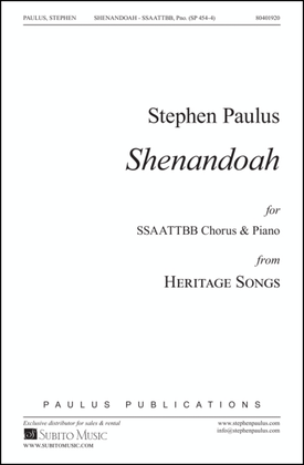 Book cover for Shenandoah (from HERITAGE SONGS)