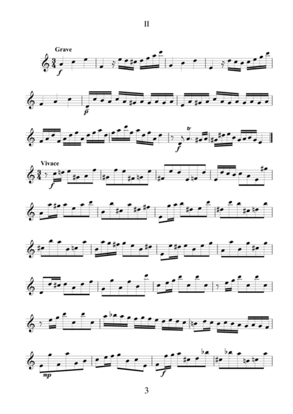 Fantasias, 12 by Georg Philipp Telemann for flute or alto flute solo