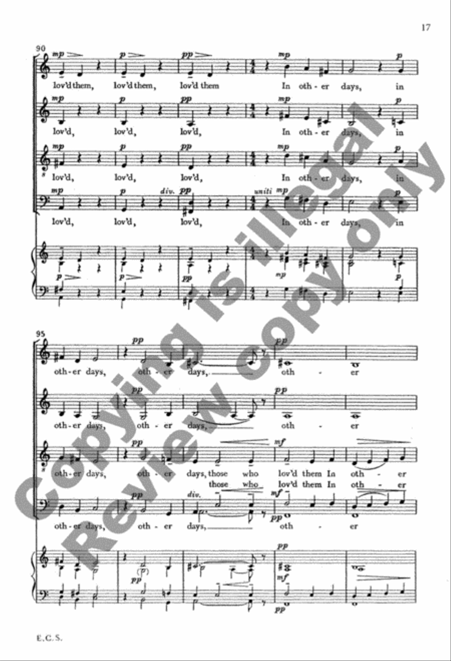 Fare Well 4-Part scores gallery preview page 28