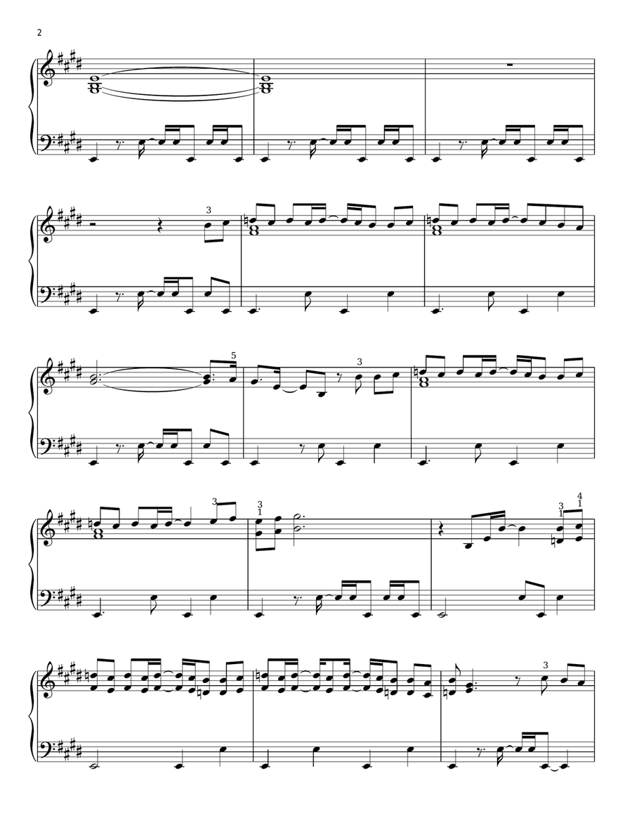 (I've Had) The Time Of My Life Piano Solo scores gallery preview page 2