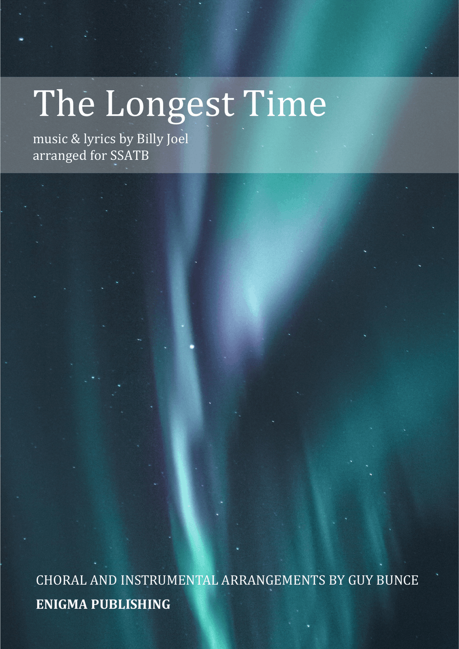 The Longest Time 4-Part scores gallery preview page 1