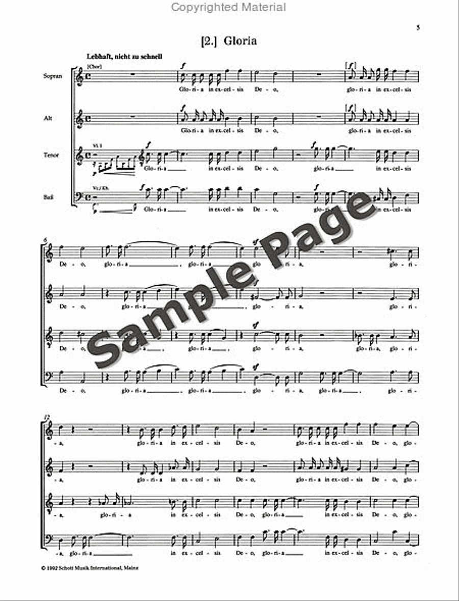 Missa Sacra Op. 147 Missa Sacra Op. 147 4-Part scores gallery preview page 6
