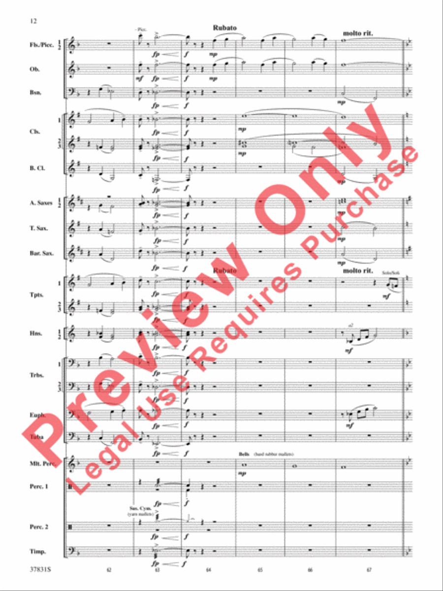 Saddle Up! Saddle Up! Concert Band scores gallery preview page 13