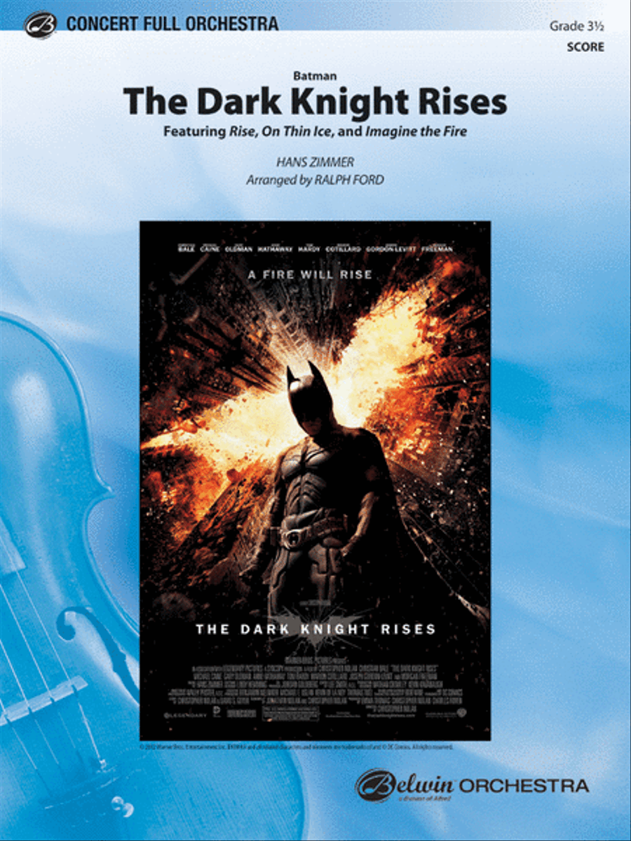 Batman: The Dark Knight Rises Full Orchestra scores gallery preview page 1