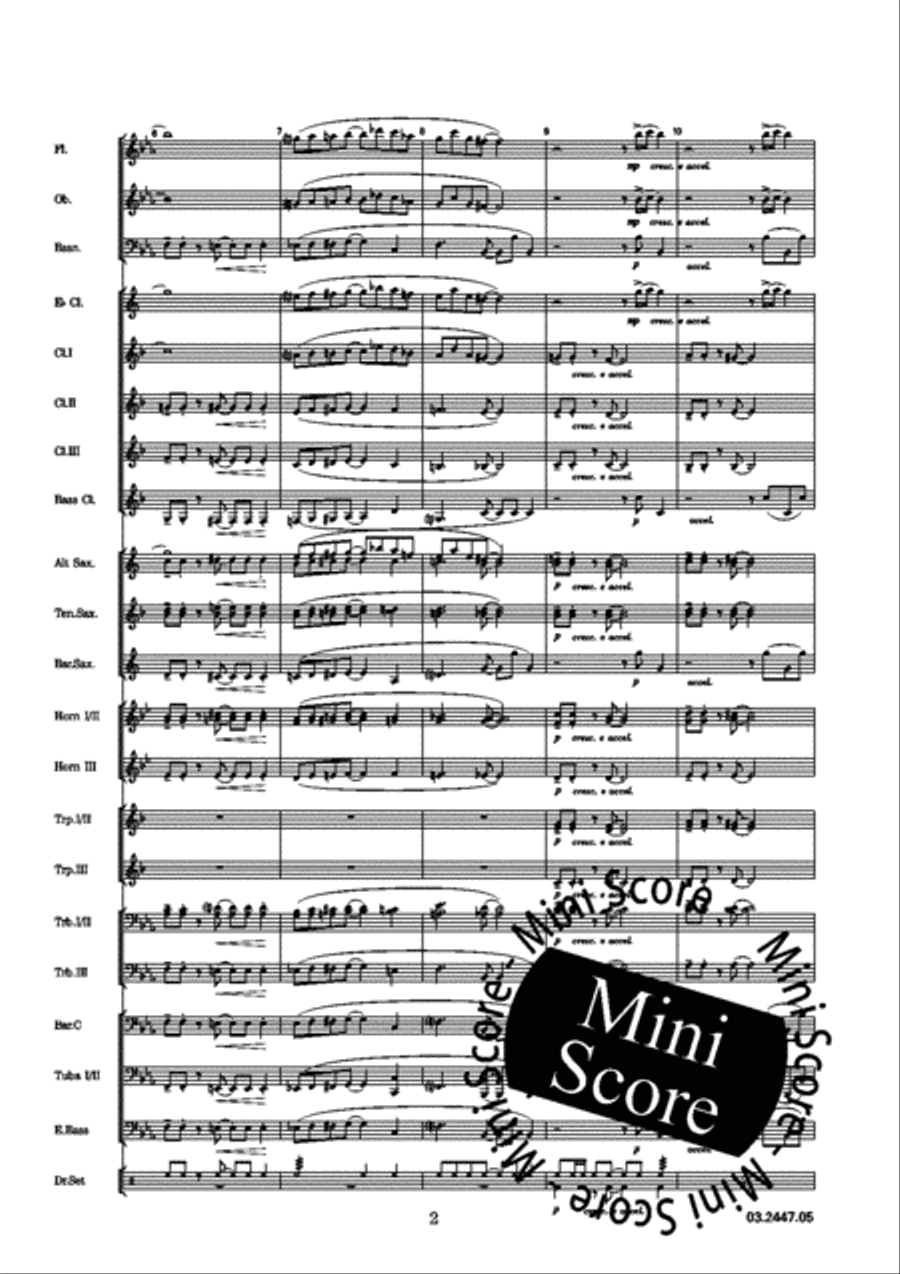Happy Days Are Here Again Big Band scores gallery preview page 7