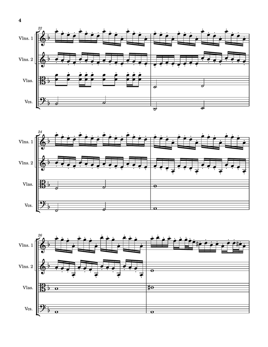 Archangel - Trailer String Quartet scores gallery preview page 4