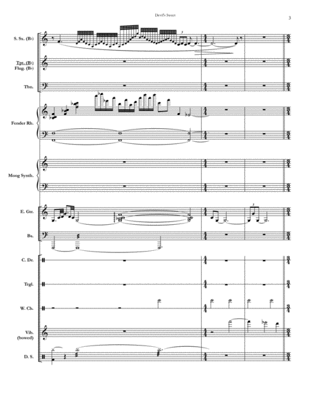 Devil's Sweet [Chicago] (full score & set of parts) image number null