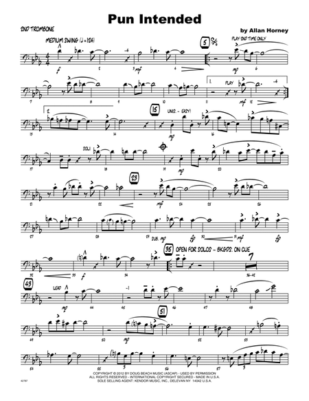 Pun Intended - Trombone 2
