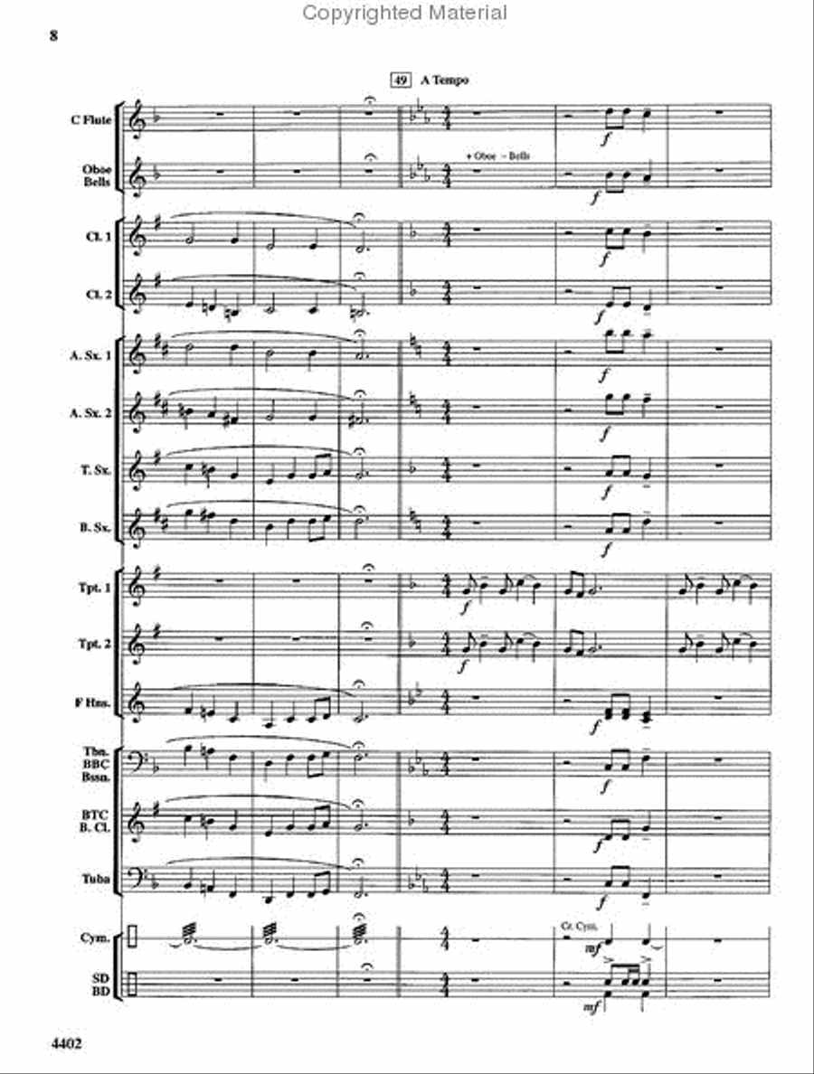 Concordium Concert Band scores gallery preview page 9