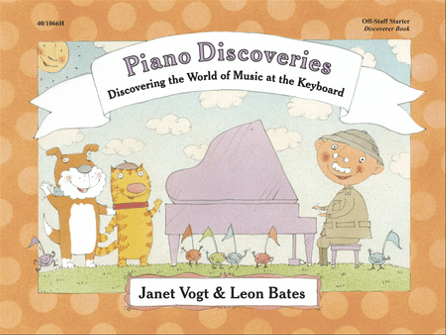 Piano Discoveries Off-Staff Starter Book by Janet Vogt Zeitler Piano Method - Sheet Music