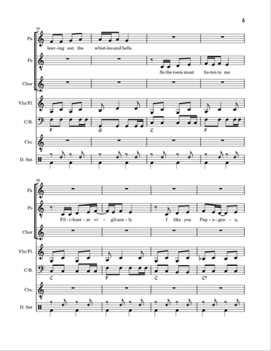 Birdhouse In Your Soul Piano, Vocal, Guitar scores gallery preview page 5