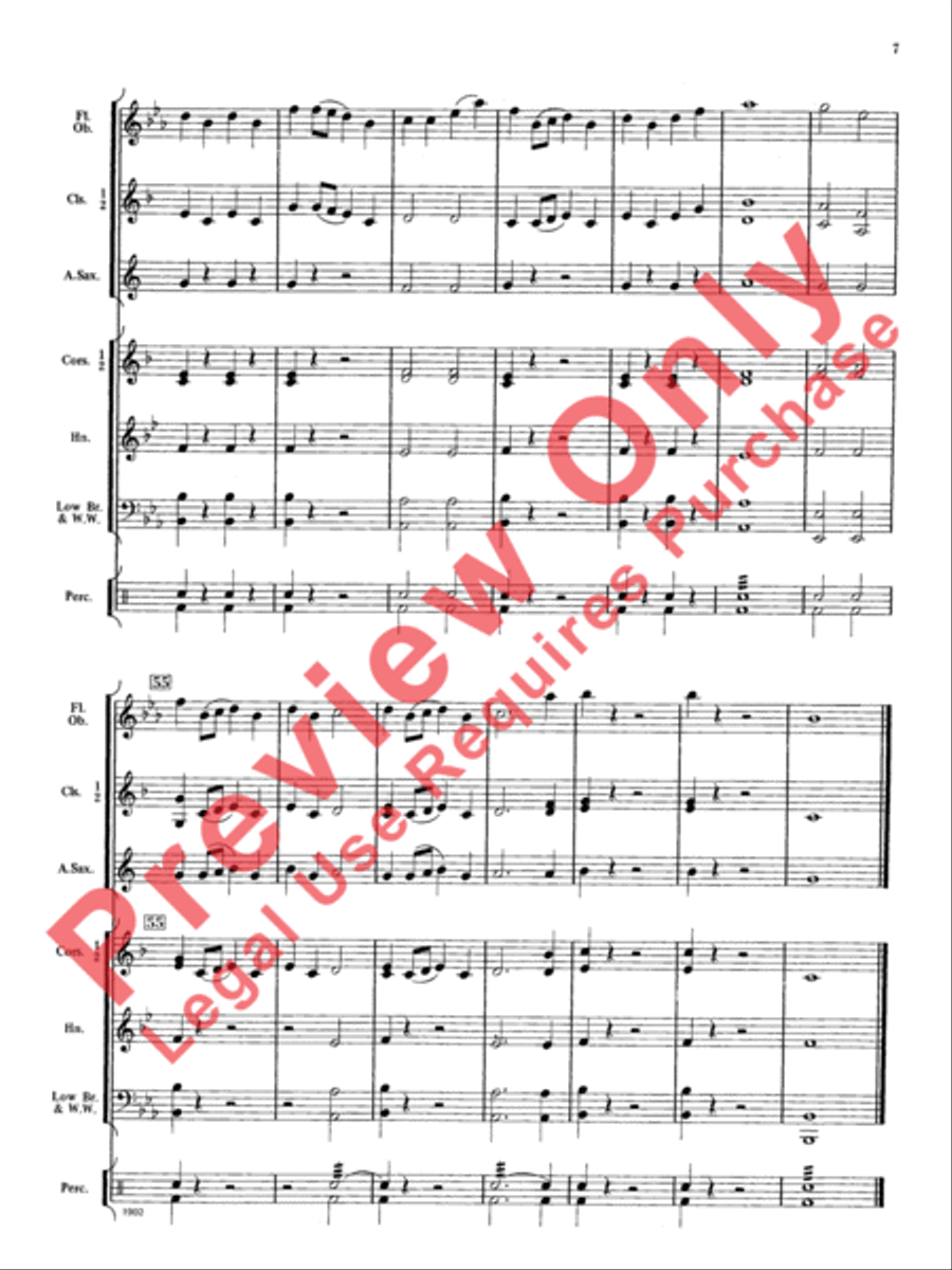 Chant and Celebration Concert Band scores gallery preview page 8