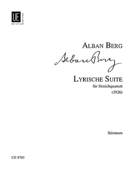 Lyric Suite, String Quartet, P