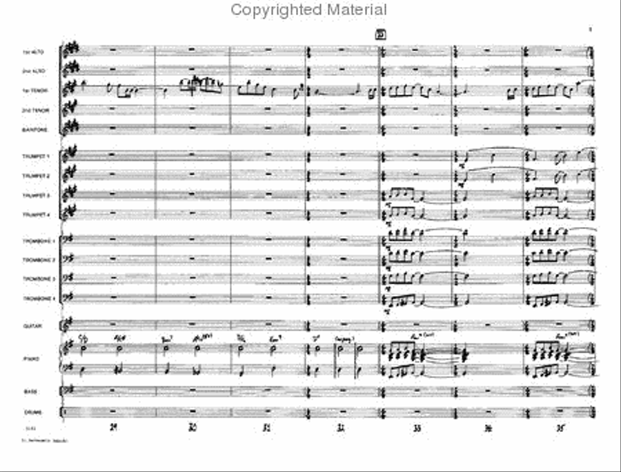 A Long Time Ago A Long Time Ago Jazz Ensemble scores gallery preview page 6