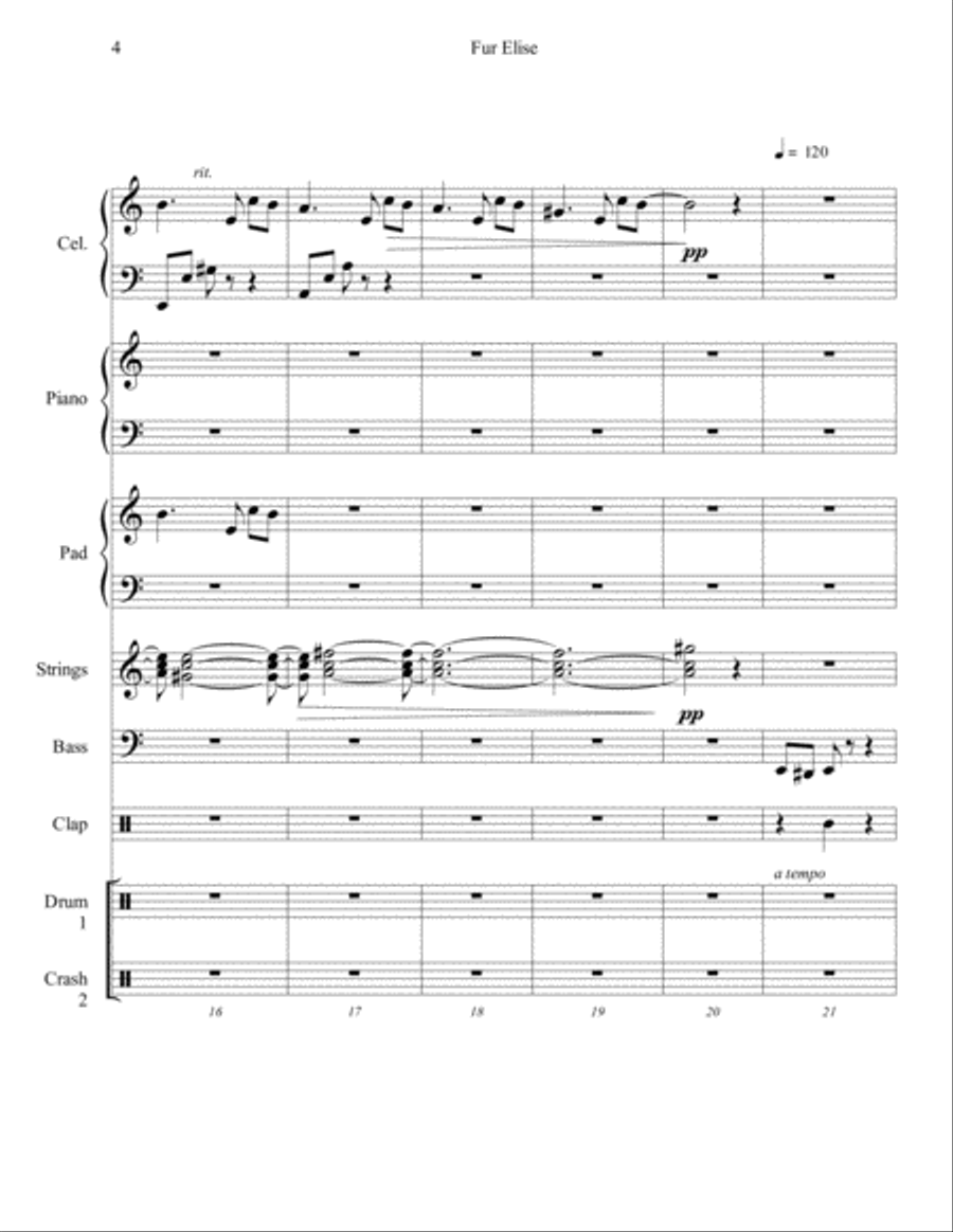 Fur Elise Set of Parts scores gallery preview page 4
