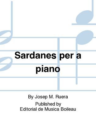 Sardanes per a piano