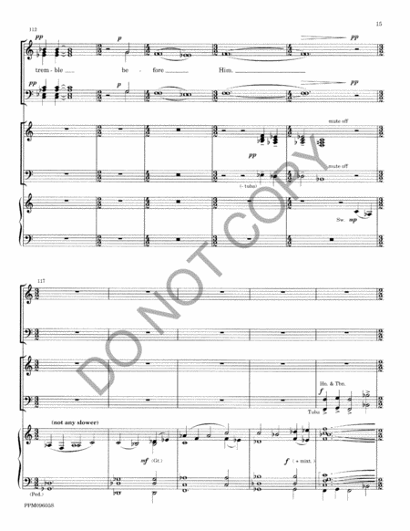 Cantate Domino - Full Score